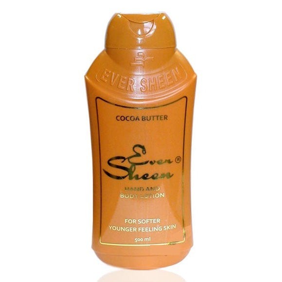 2 X Ever Sheen Cocoa Butter Hand And Body Lotion 500 ml Each