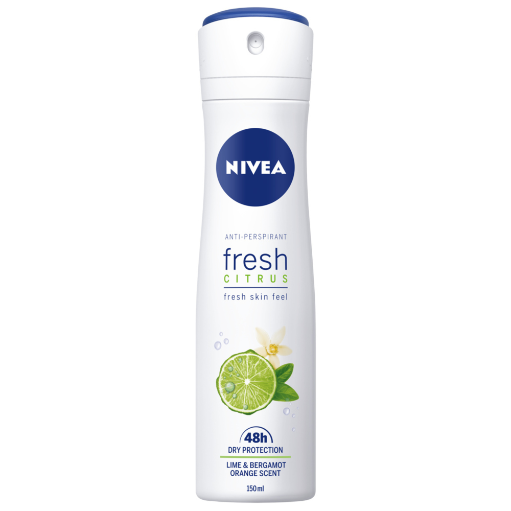 Nivea Fresh Citrus Spray Antitraspirante 150Ml
