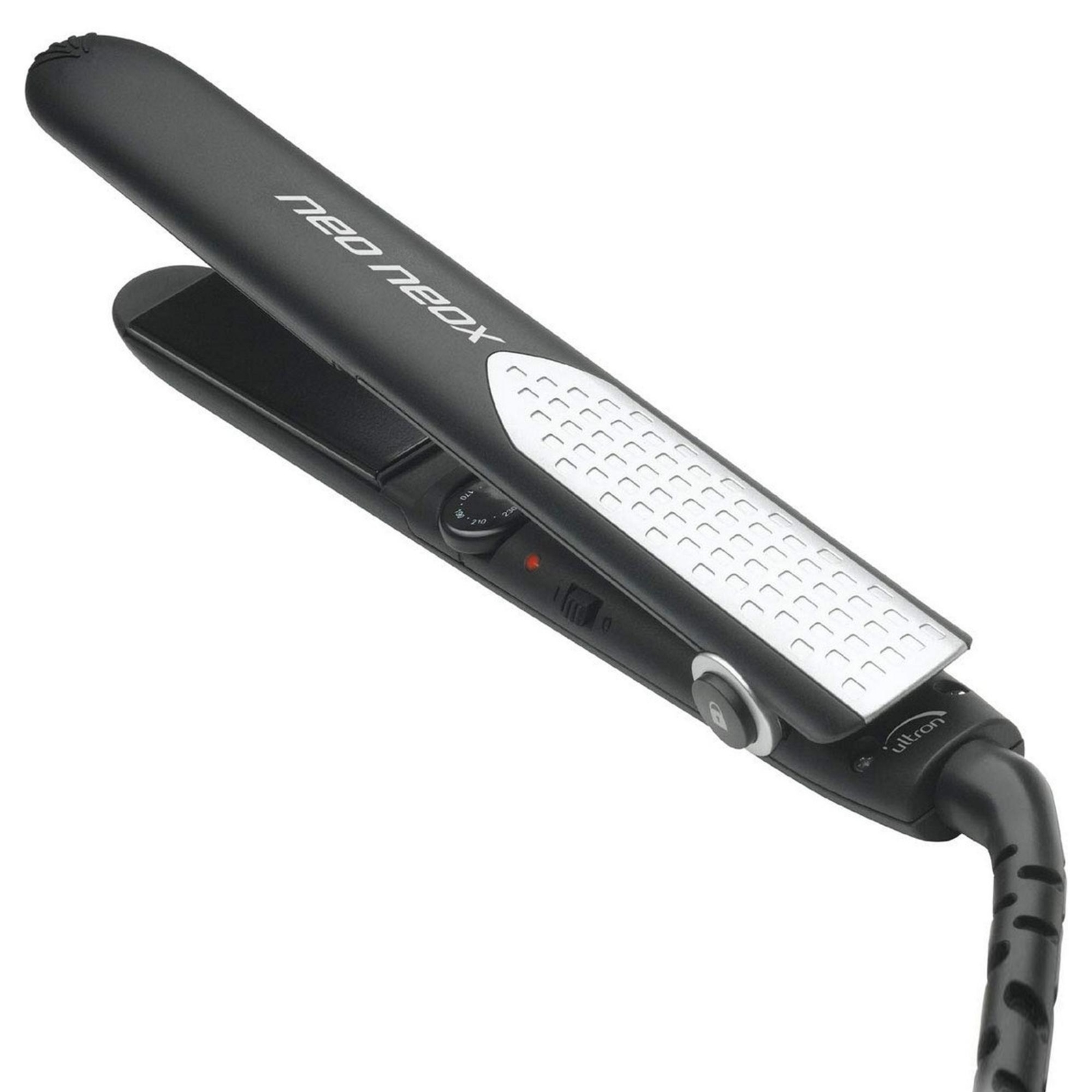 NEO NEOX PIASTRA PER CAPELLI IN CERAMICA PROFESSIONALE NERO E ARGENTO
