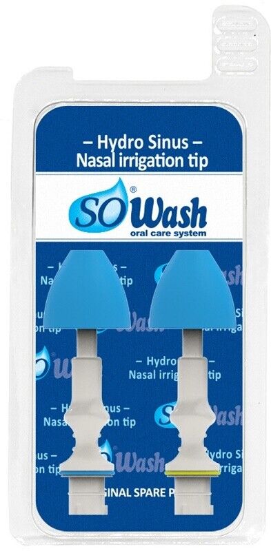 Water Powered Sowash Testina Nasale Hydro Sinus 2 Pezzi