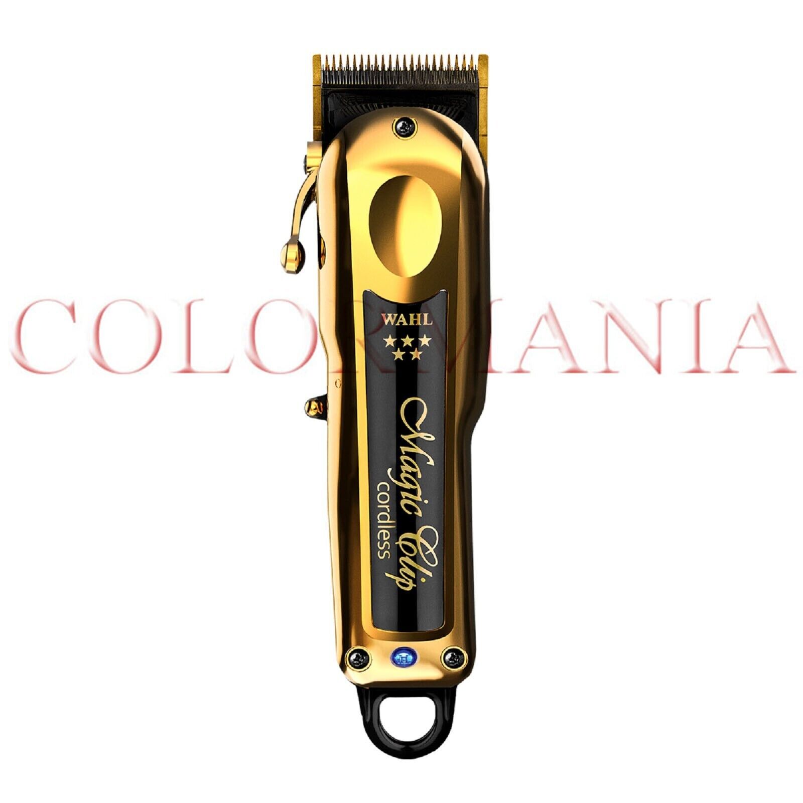 WAHL MAGIC CLIP CORDLESS GOLD TOSATRICE PROFESSIONALE SENZA FILI BARBER SHOP