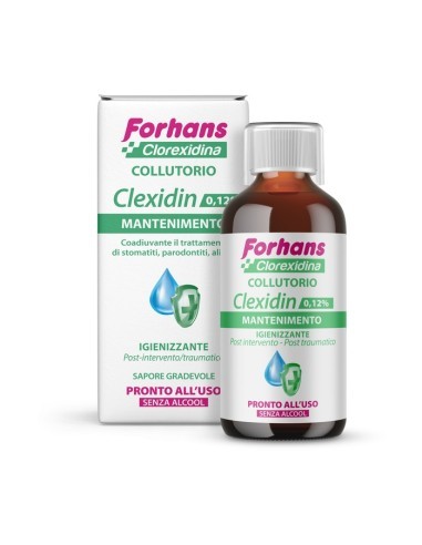 FORHANS CLEXIDIN 0,12 S/ALCOOL