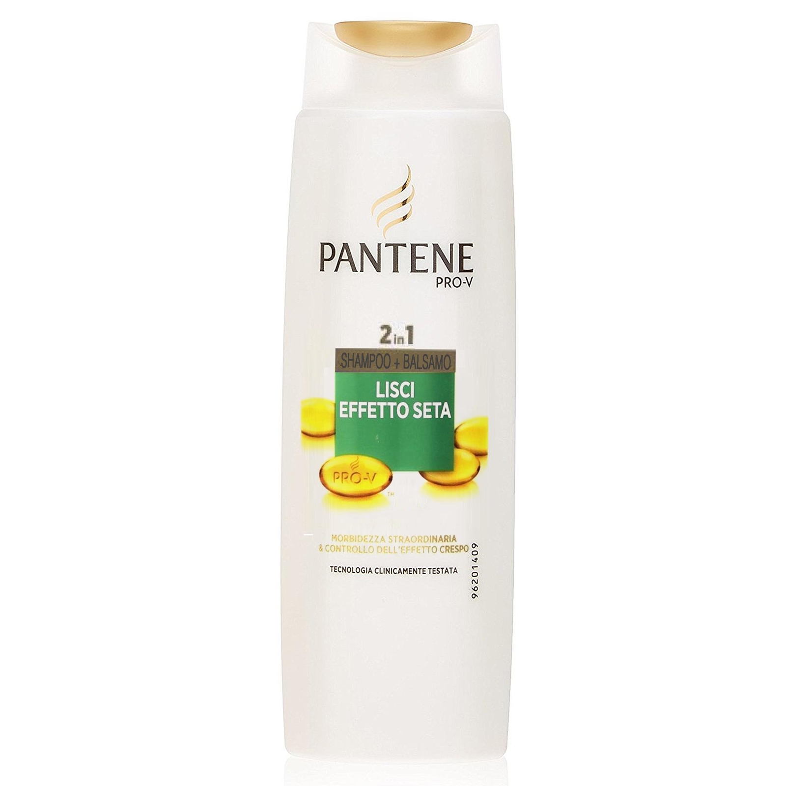 PANTENE SHAMPOO 3IN1 LISCI EFFETTO SETA 250ML PER CAPELLI CRESPI LUCENTI
