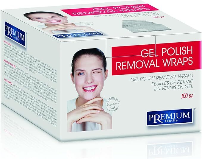 FOGLI GEL POLISH REMOVAL WRAPS 100PZ PREMIUM BY XANITALIA