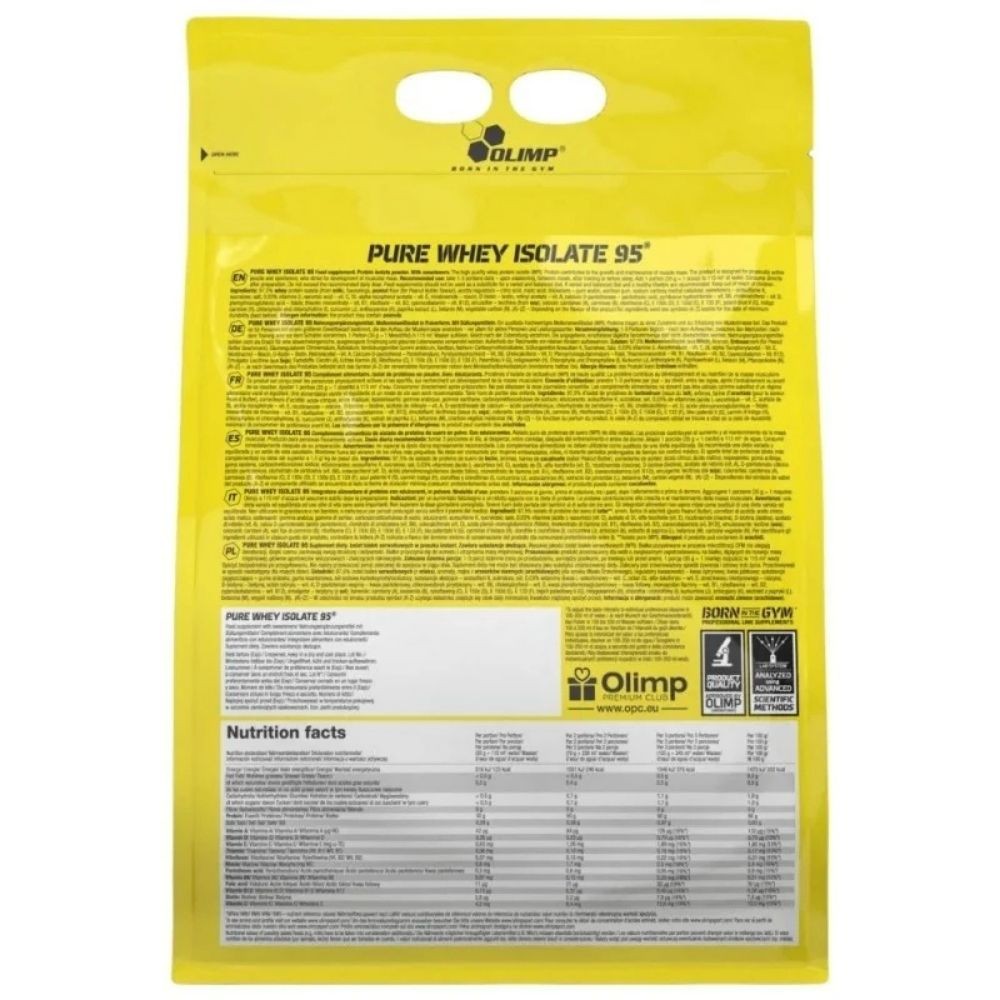 Olimp Pure Whey Isolate 95 Strawberry, 1800 g
