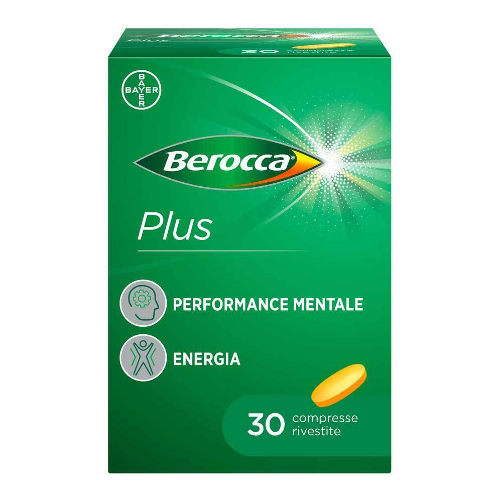 Berocca Plus Integratore Vitamine Minerali per Energia e Concentrazione, 30 Cpr
