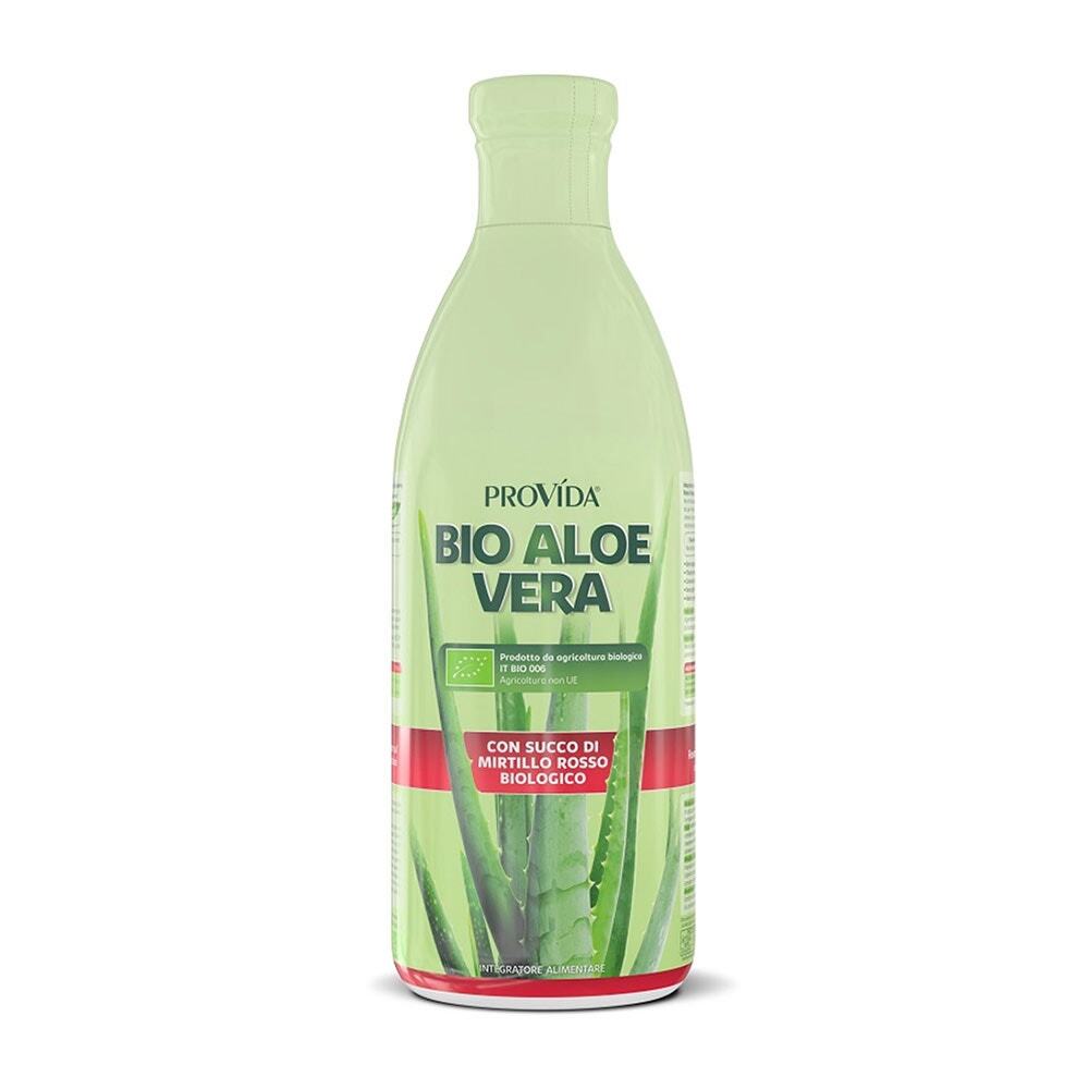 Optima Naturals Provida - Aloe Vera con Succo di Mirtillo Rosso, 1 Litro