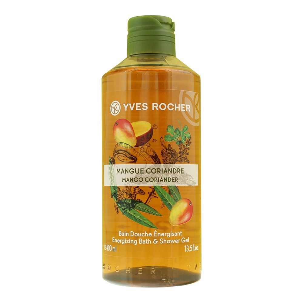 Yves Rocher Mango Coriander Energizing Bath Shower Gel 400ml For Women