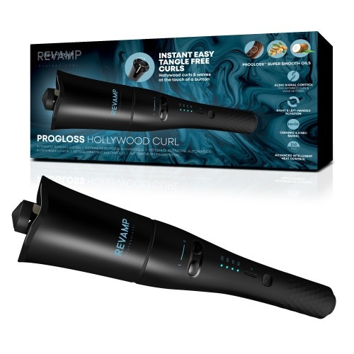 Revamp Cl-2000-gb Progloss Hollywood Automatic Rotatin Haircurl