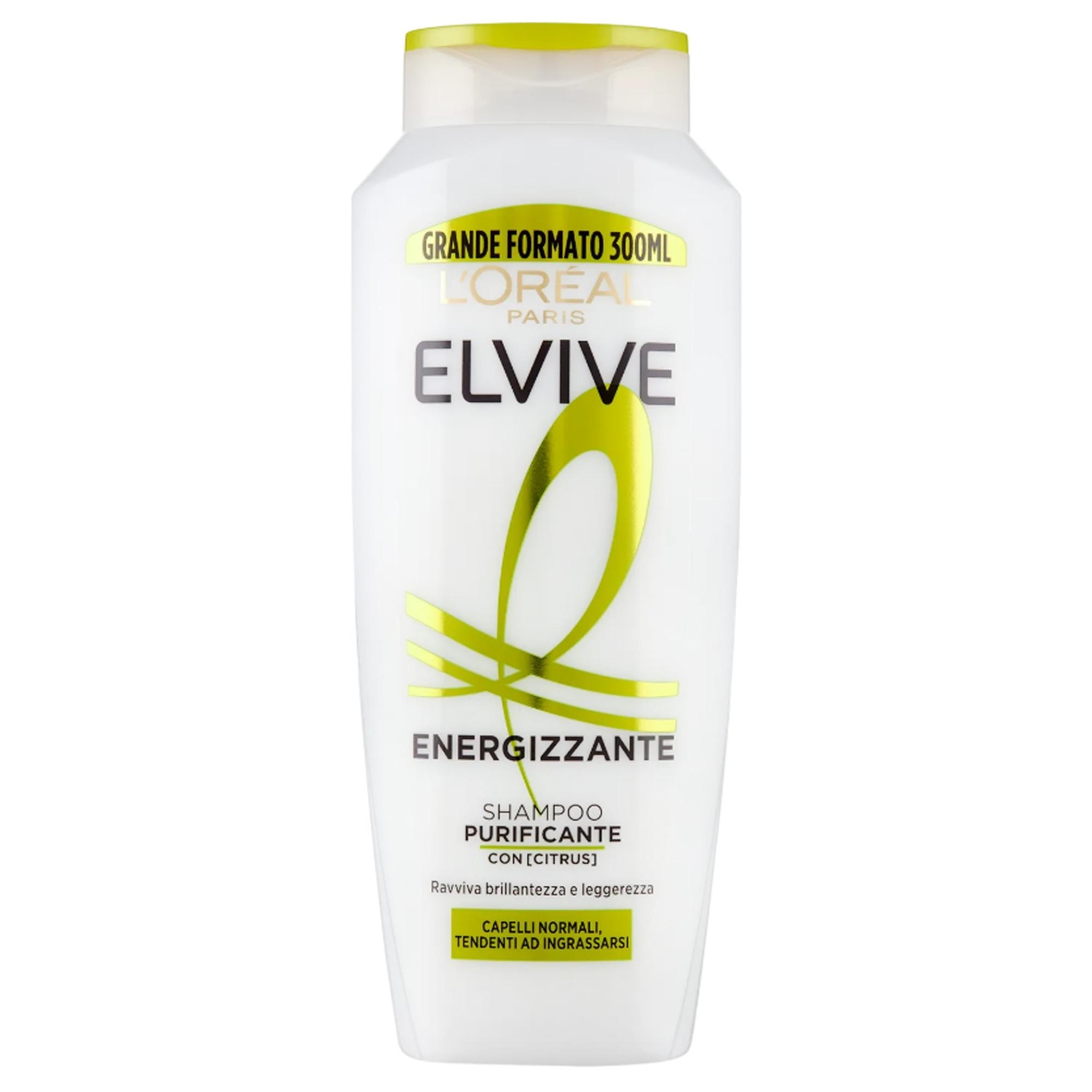 LOREAL ELVIVE SHAMPOO ENERGIZZANTE 300ML PER CAPELLI NORMALI TENDENTI GRASSI