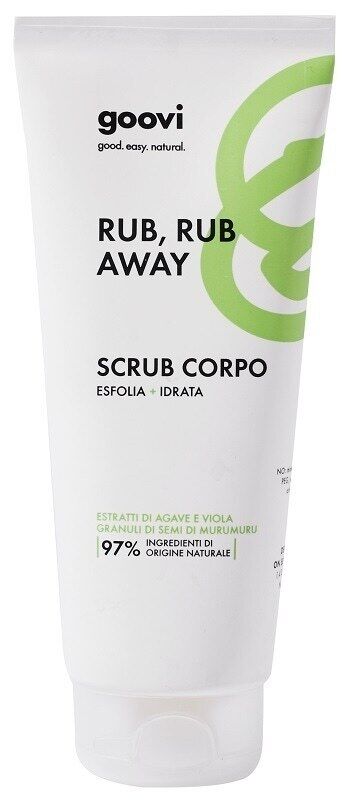Goovi Rub Rub Away Scrub Corpo Esfoliante Idratante, 200ml