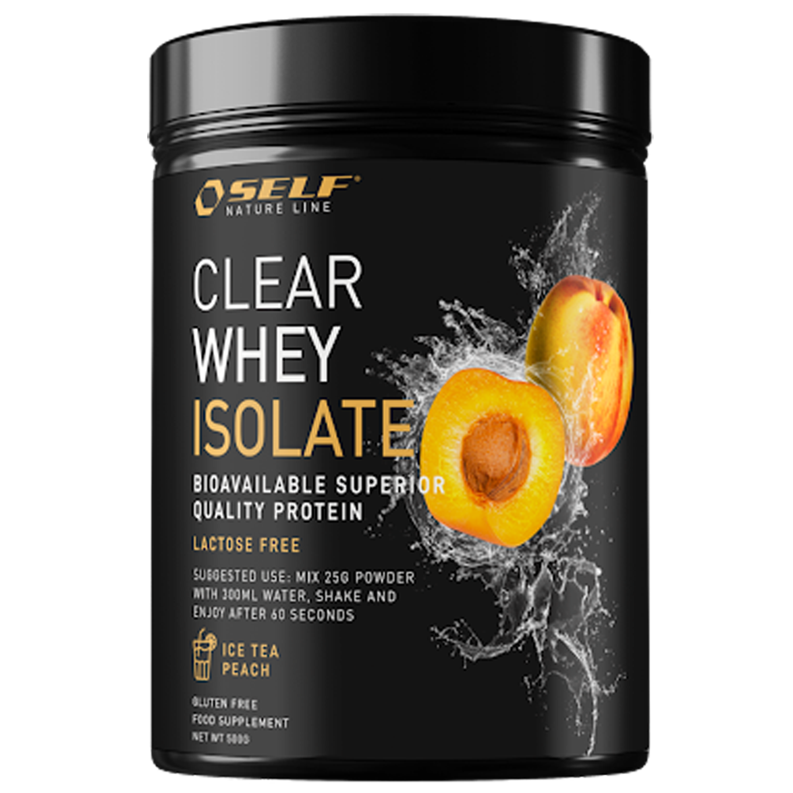 Self Omninutrition Clear Whey Isolate 500 g Gusto Ice Tea Peach