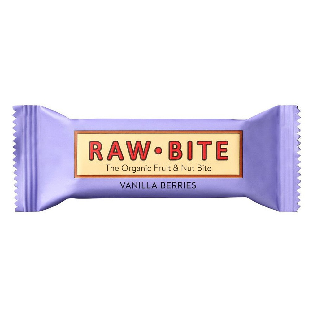 VEGETAL PROGRESS RAW BITE 50 GR Vaniglia-Frutti di Bosco