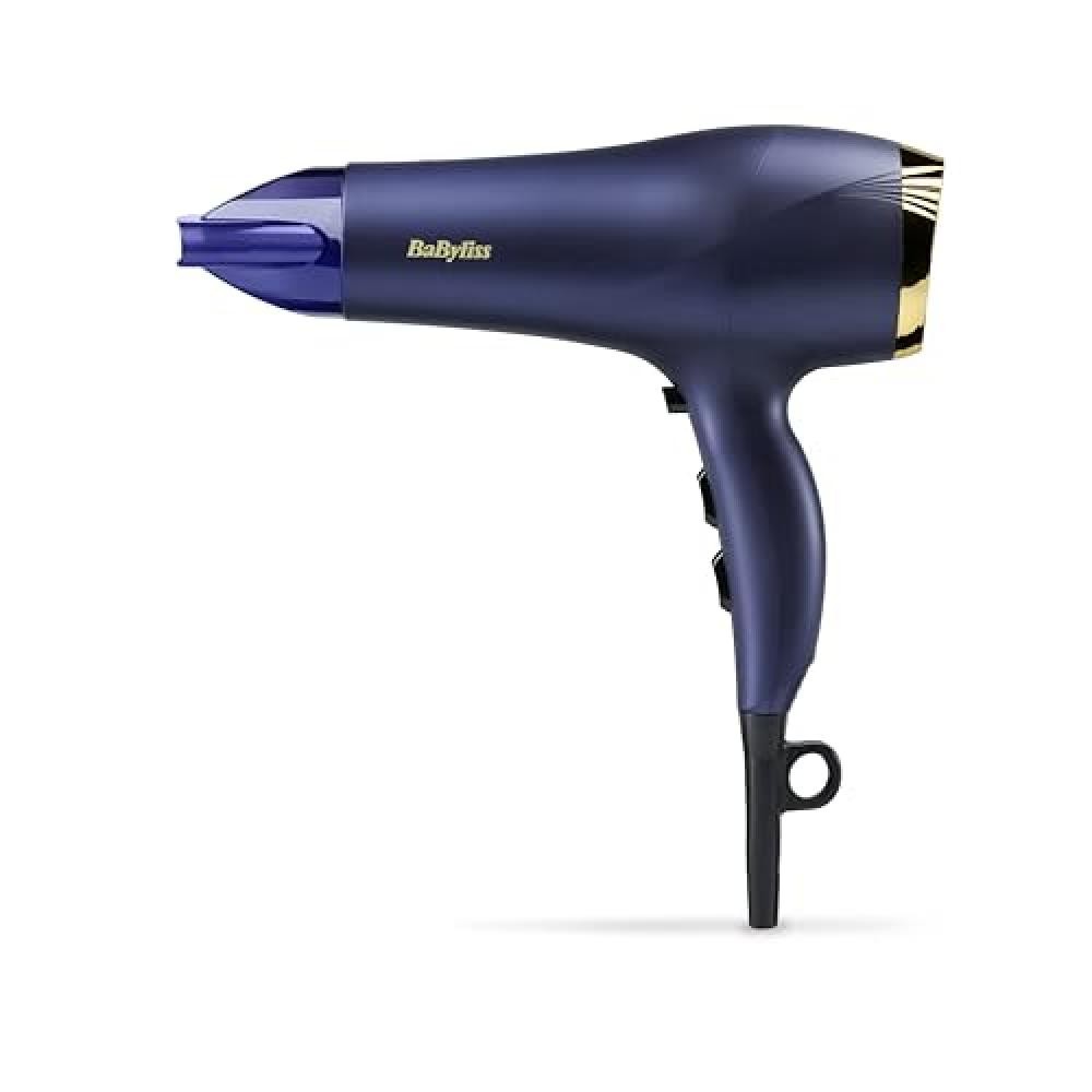(TG. Spina Shuko) BaByliss 5781PE Asciugacapelli Midnight Luxe 2300W, Funzione i