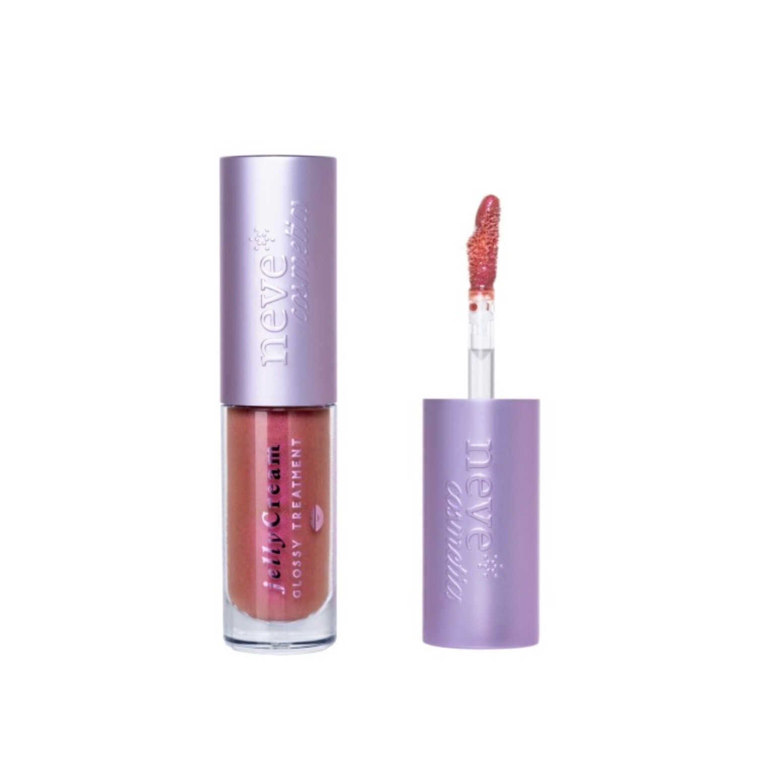 Neve Cosmetics JELLYCREAM Gloss Nude caldo con satinatura rosata ARCADIA 2 ml