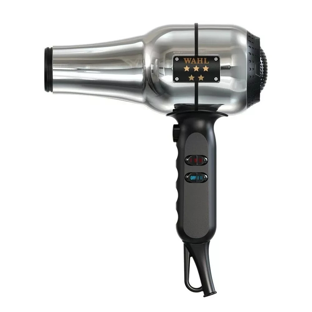 WAHL BARBER DRYER PHON 2200W RETRÒ CHROME ASCIUGACAPELLI  IONIC TECHNOLOGY EU