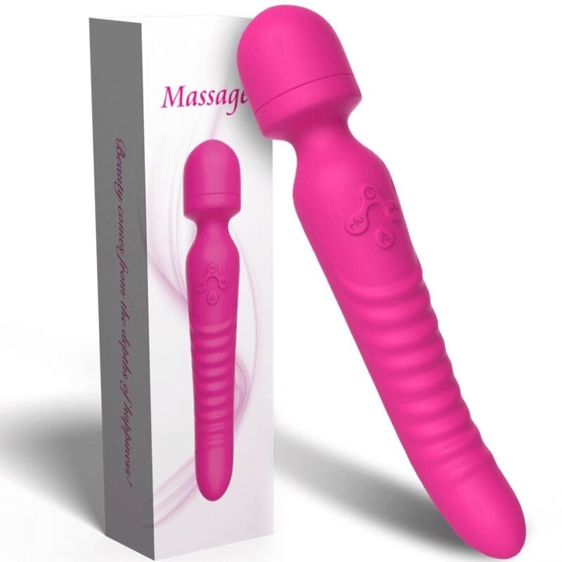 Armony Mission - Massaggiatore Vibratore Wand con Effetto Calore Fucsia
