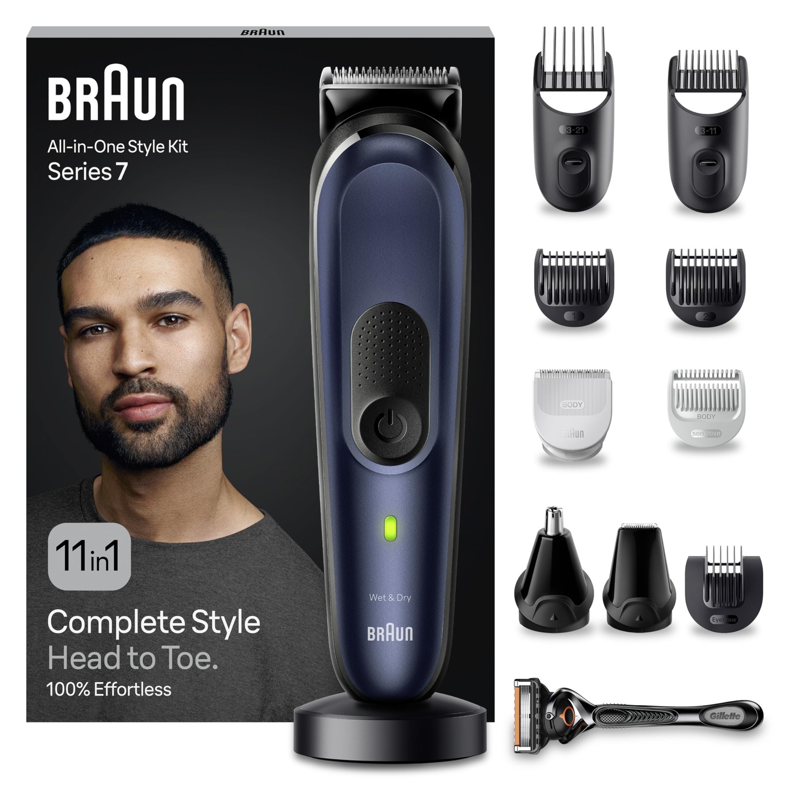 Braun All-in-One Style Kit MGK7450/Haarschneider/Trimmer Braun 447375