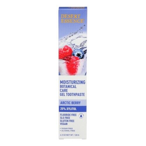 Gel Dentifricio Botanico Idratante Arctic Berry 4.5 Oz Di Desert Essence