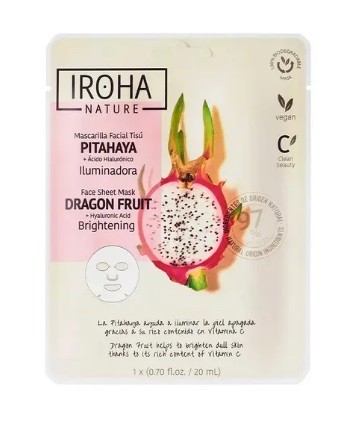 Maschera In Tessuto Illuminante Dragon Fruit Iroha Burton