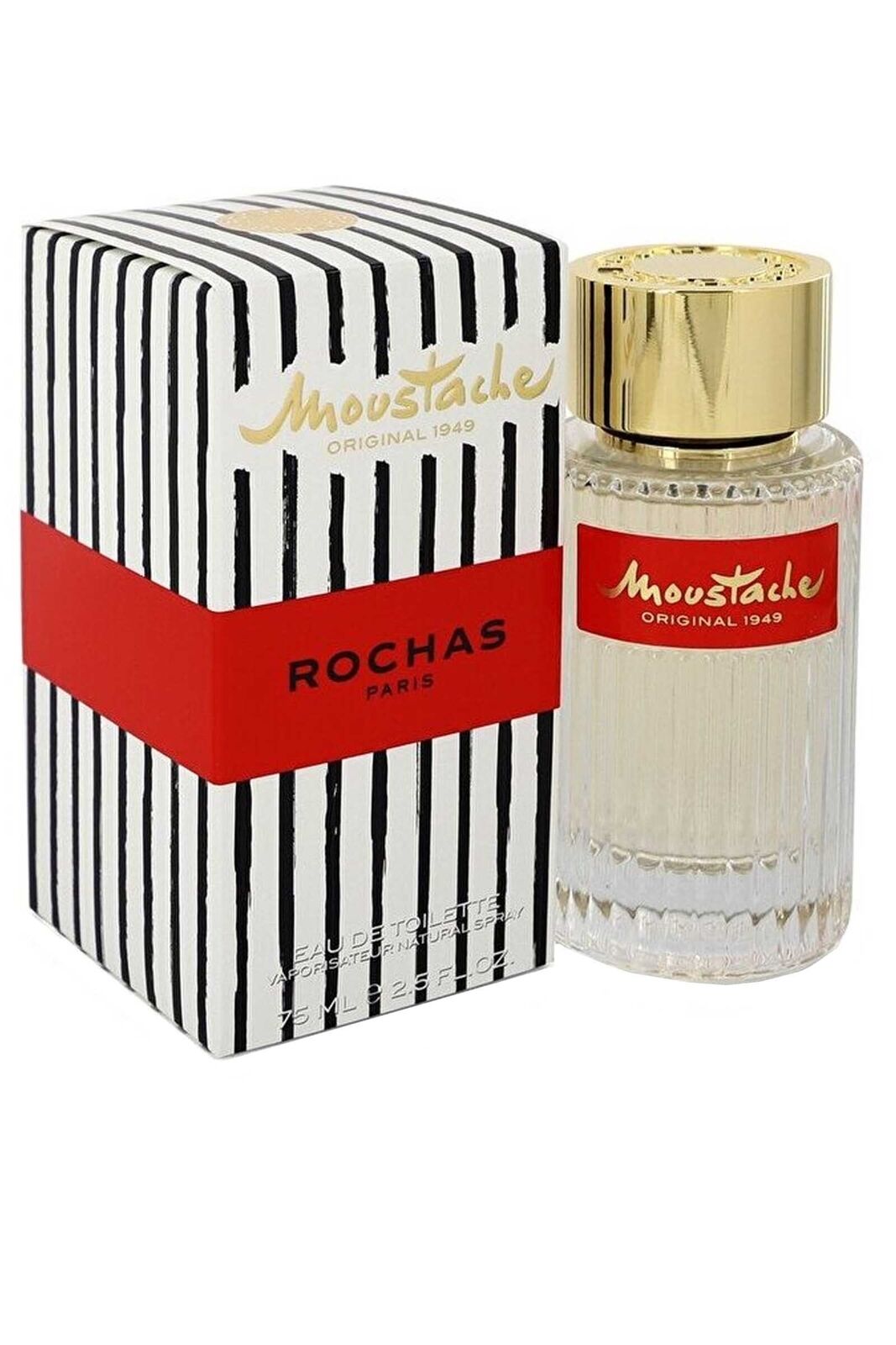 Rochas Moustache Eau De Toilette Spray 75Ml Profumo Da Uomo