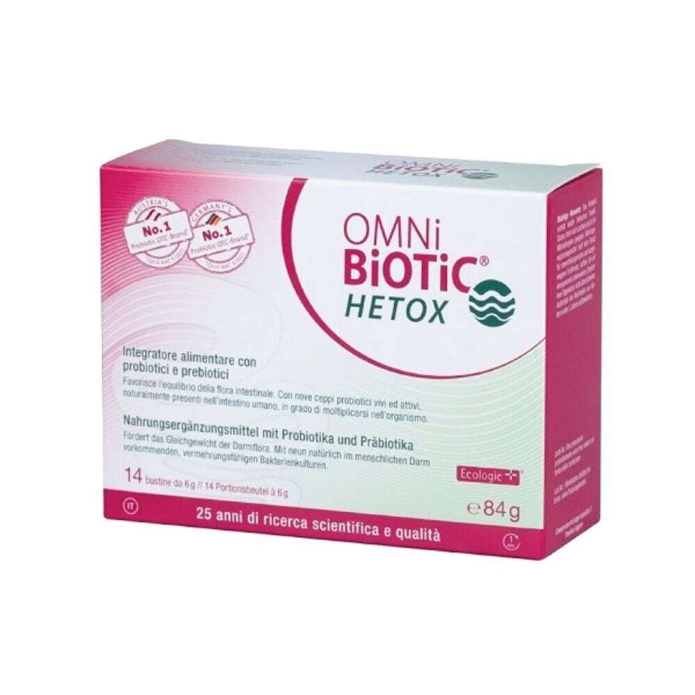 Institut Allergosan Gmbh Omni Biotic Hetox 14 Bustine Da 6 G