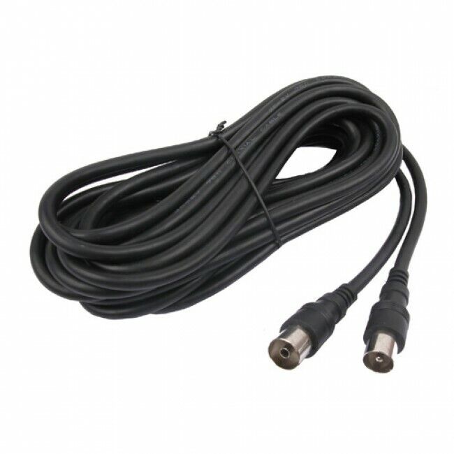 Cavo Antenna 5M CEI Maschio/Femmina Nero Axil