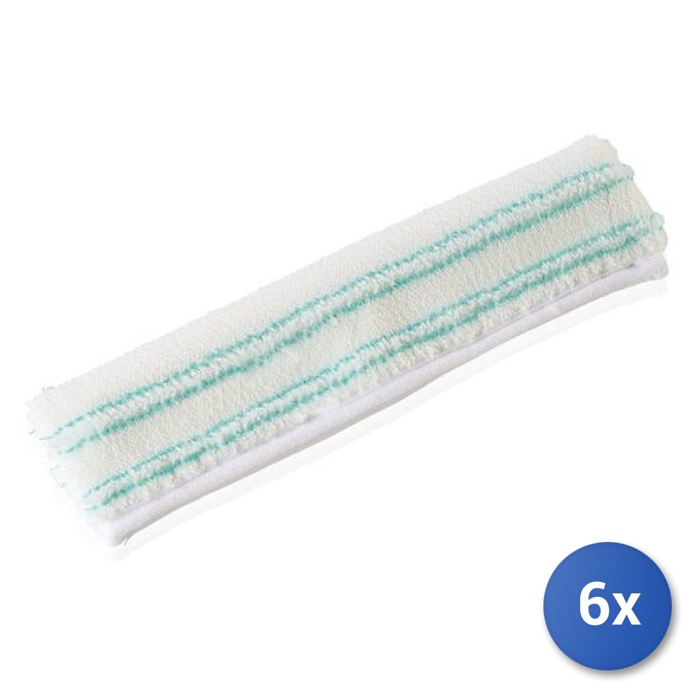 6x Panno lava vetri Leifheit 51164 WINDOW WASHER Ricambio M