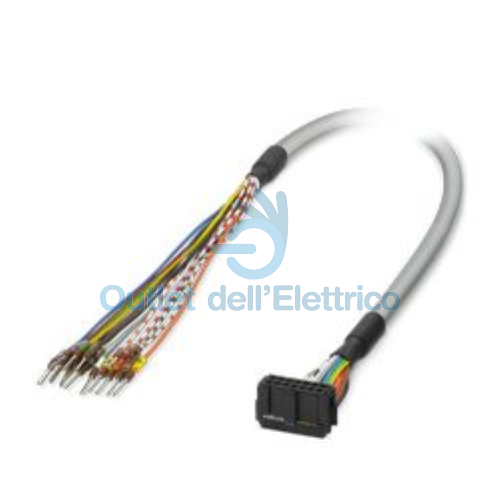 PHOENIX 2305253 CABLE-FLK14/OE/0,14/ 100 CAVO INTESTATO, FILI 14 POLI, 1MT, IDC/