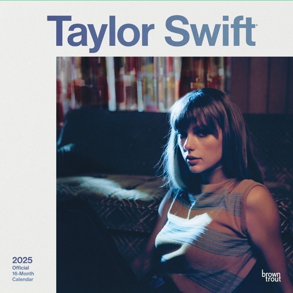 2025 Calendario Taylor Swift Midnights da Parete Vista Mensile Official Prodotto