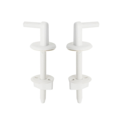 Rak Ceramics Kit cerniere per sedile wc 180-K900 in plastica bianco ricambio