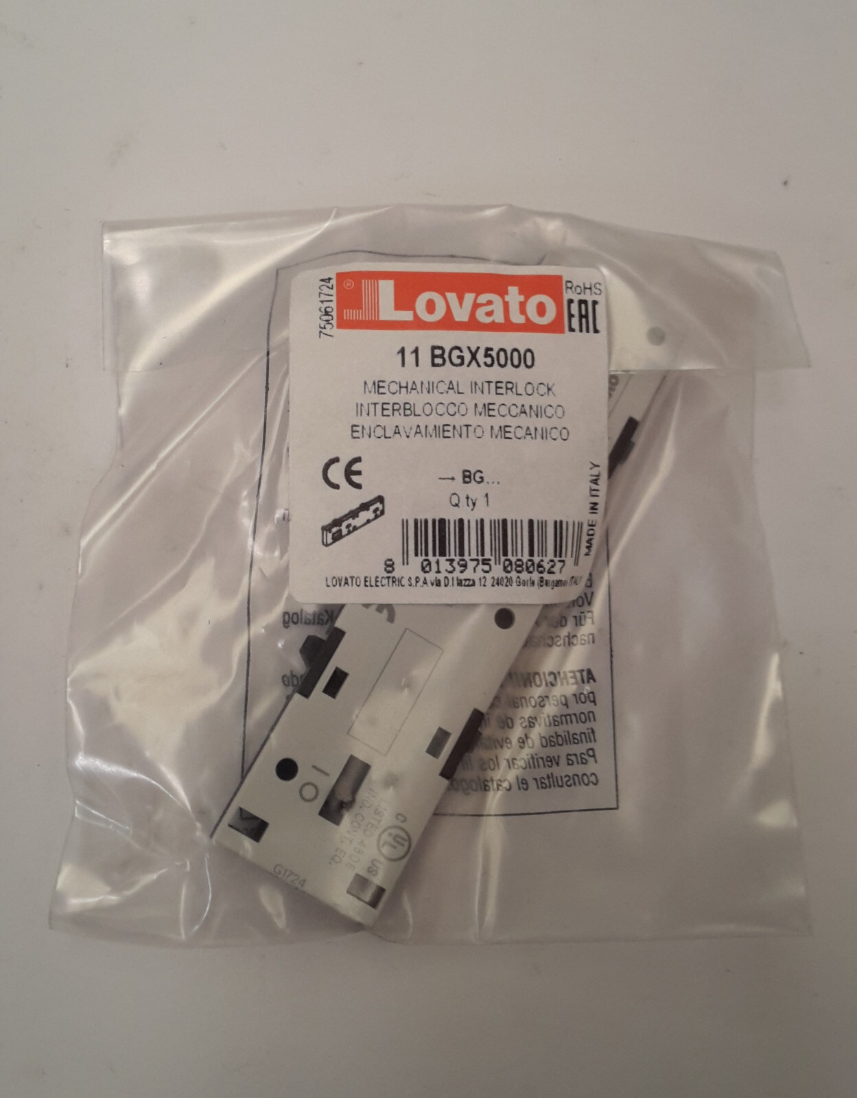 Lovato - Interblocco meccanico