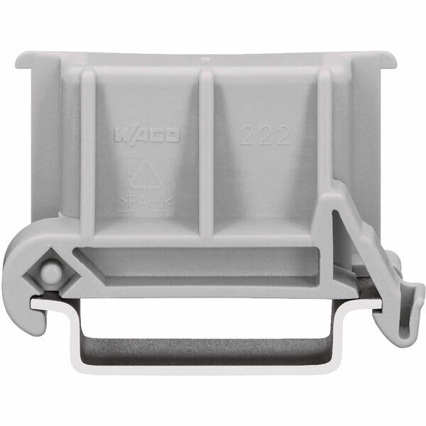 Wago 222-510 con Angoli Guida Din Adattatore 222-500 Montaggio Trasporto Grigio