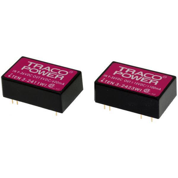 TEN 3-2410WI CONVERTITORE DC/DC DA CIRCUITO STAMPATO 24 V/DC 3.3 V/DC 750 MA 3 W