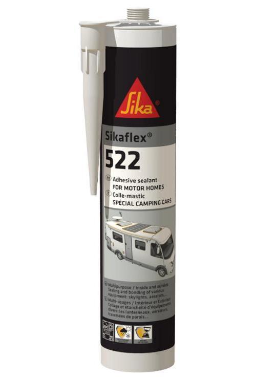 Sikaflex 522 Caravan & Camper Adesivo Sigillante, Bianco - 300ml - 522 WHITE
