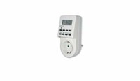 Brennenstuhl 1506550 Timer giornaliero/settimanale Bianco Digitale LCD Pulsanti