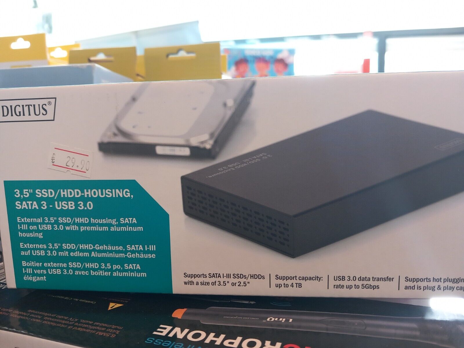 Digitus da 71106 custodia per hard disk 3.5 pollici 2.5 usb 3.2