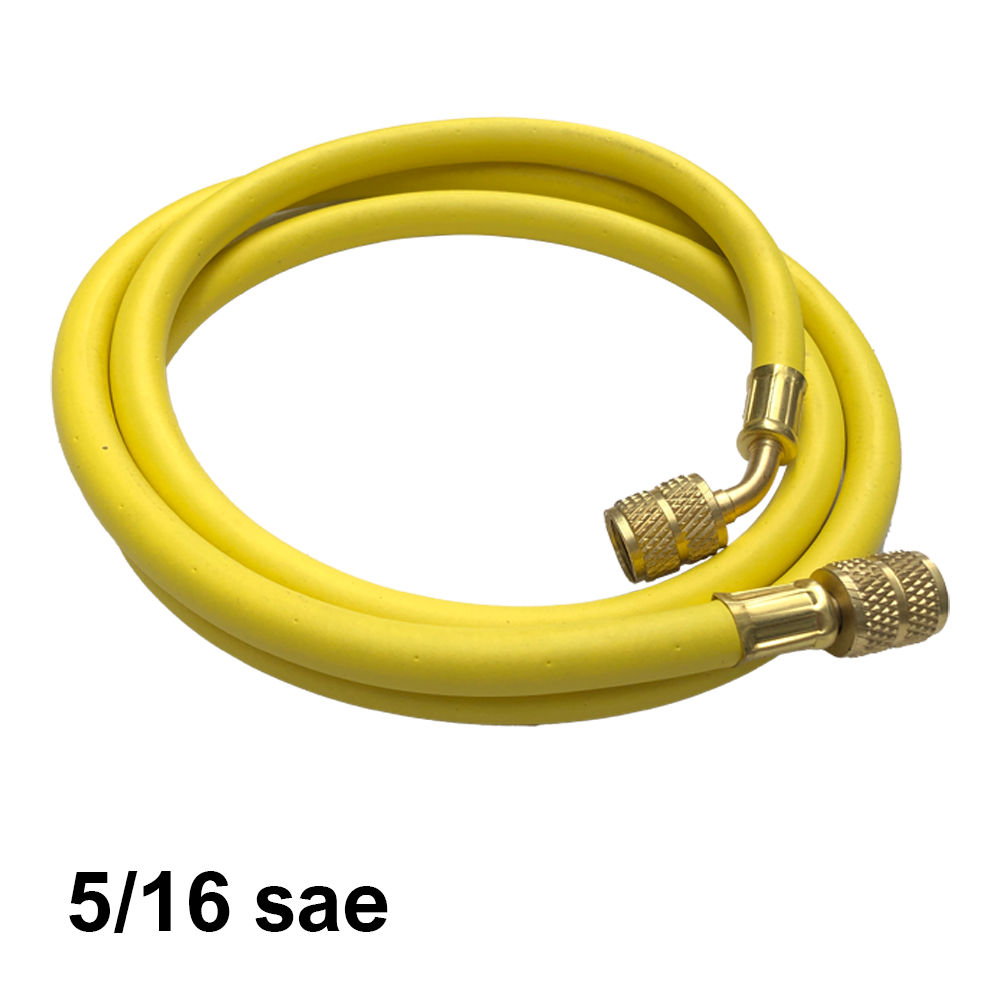 Flessibile frusta per R410a R32 - 5/16 sae colore giallo