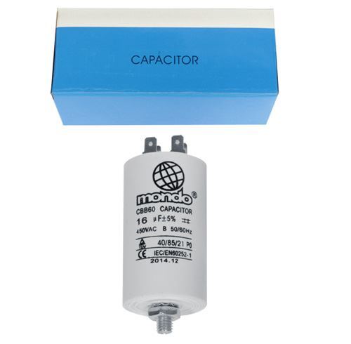 Motore Condensatore di Marcia 5.0uF/450V + Grd Ø30x57mm