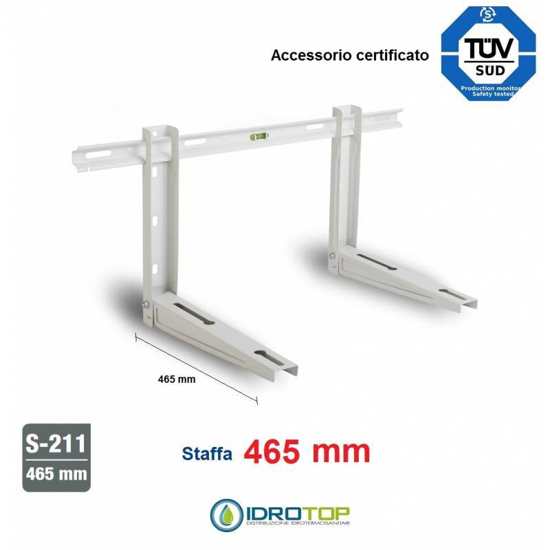 Staffa Unità Esterna cm 46 Climatizzatore portata 160 Kg