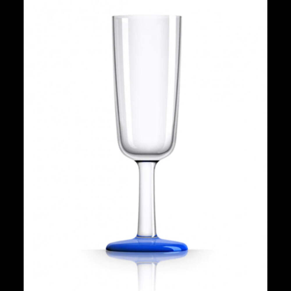 Bicchiere Champagne 180 ml Blu Klein
