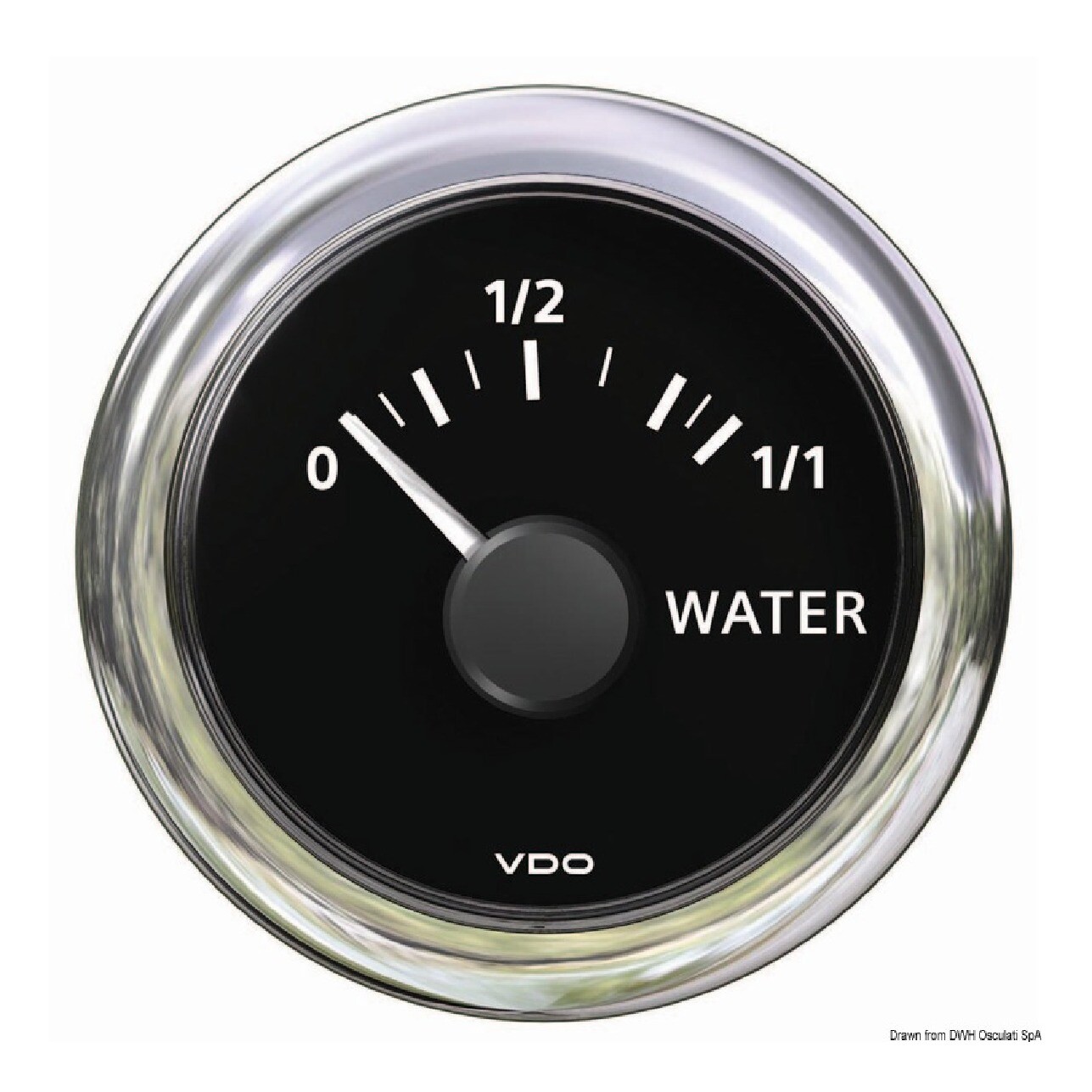 VDO Marine Indicat livello acqua 10/180 ohm nero 27.584.01