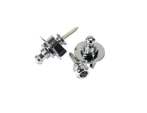 Attacchi Strap Lock Cromati Per Tracolla Chitarra Elettrica o Basso Soundsation