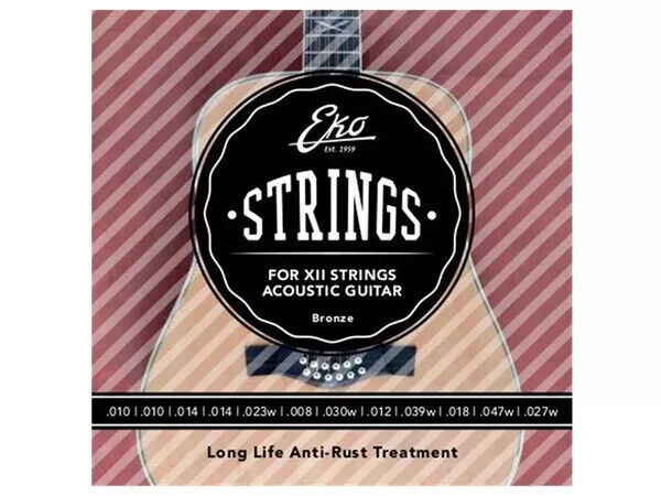 EKO Acoustic Guitar XII Strings Bronze 10-47