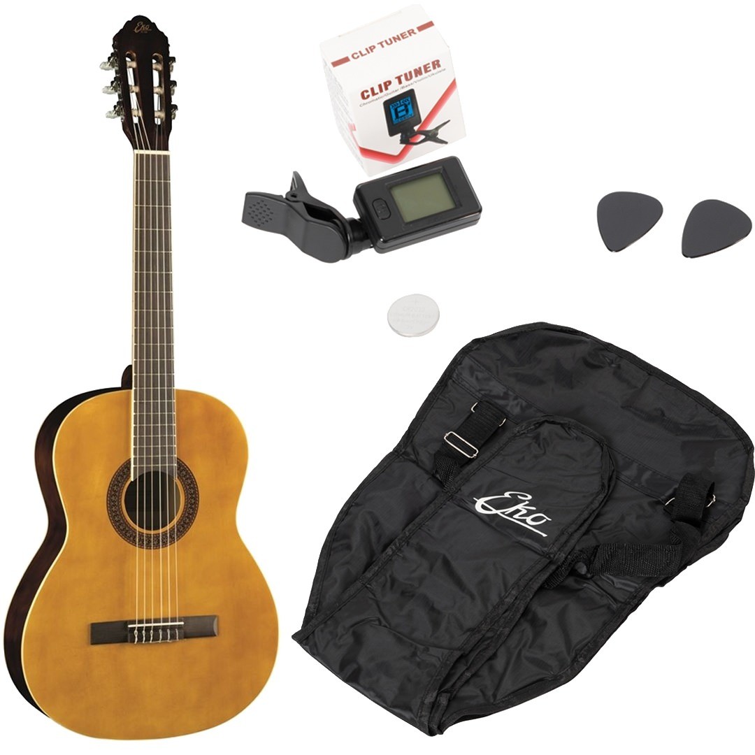 EKO CS10 Pack Chitarra Classica 4/4 da Studio Principianti