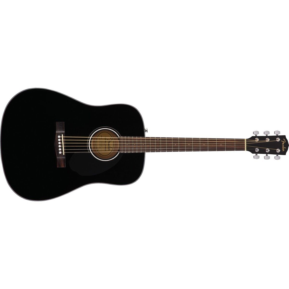 Chitarra acustica Fender Cd-60S Dread, Black Wn 0970110006
