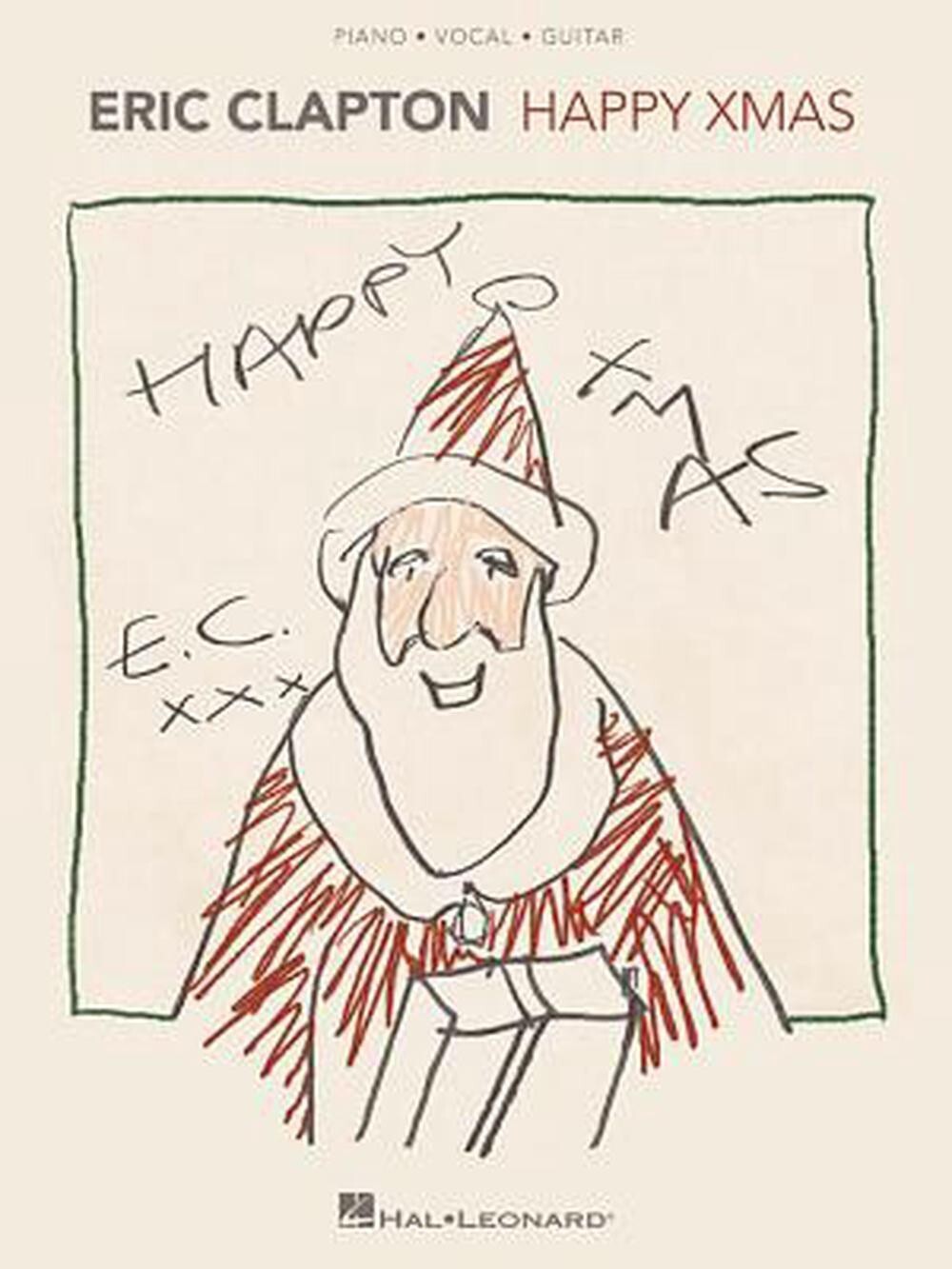 ERIC CLAPTO HAPPY XMAS FELICE NATALE SPARTITO CON 16 CANZONI