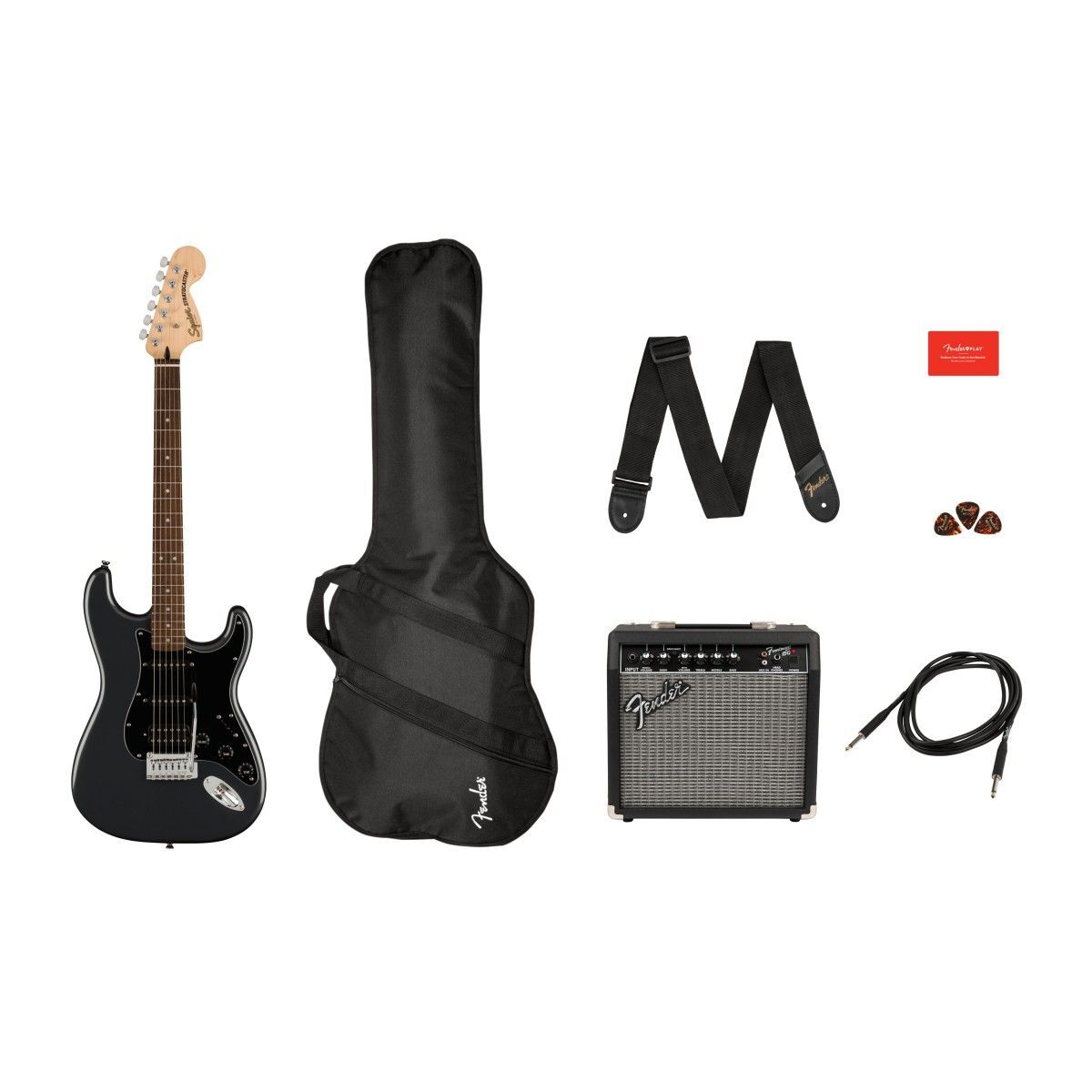 Guitar pack elettrico Squier Pk Affinity Strat Hss Lrl Cfm 0372821669