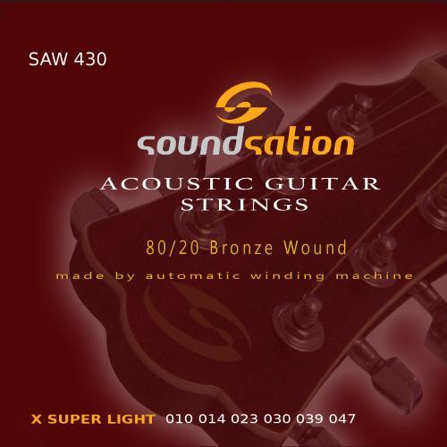 MUTA CORDE PER CHITARRA ACUSTICA - X SUPER LEGGERO SOUNDSATION