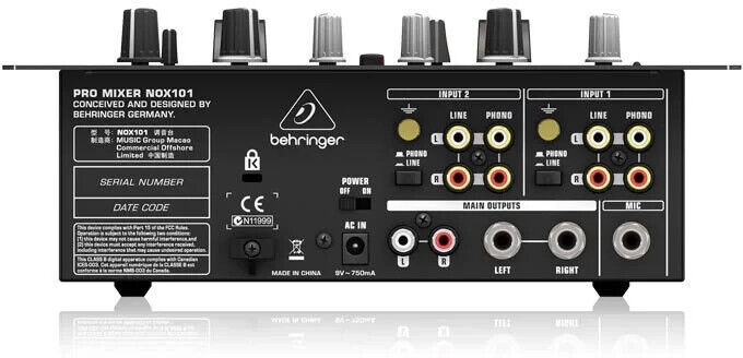 Mixer Behringer Nox 101